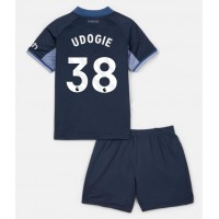 Tottenham Hotspur Destiny Udogie #38 Bortatröja Barn 2023-24 Kortärmad (+ Korta byxor)